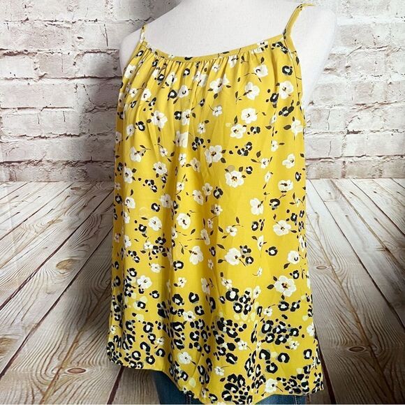 Cabi sleeveless floral leopard cami blouse - Picture 1 of 5